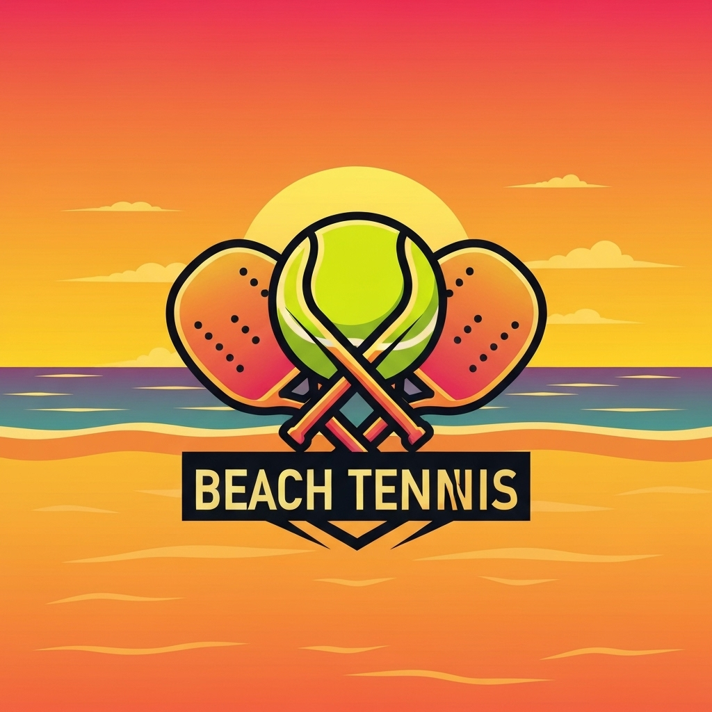 Logo da empresa Beach Tennis Guarujá - cliente Mania Lotus